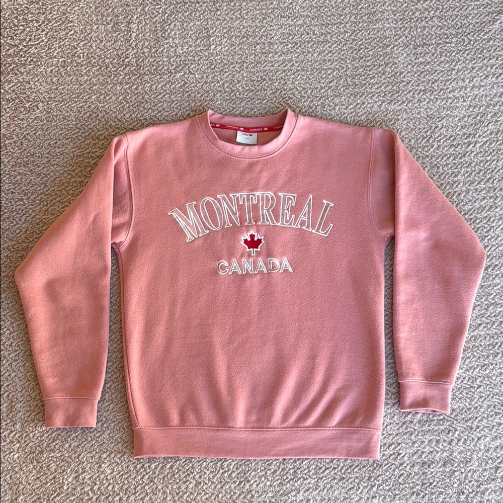 Pink Montreal Canada Sweatshirt